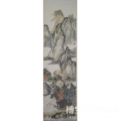 宋文志仿古山水 类别: 国画山水作品