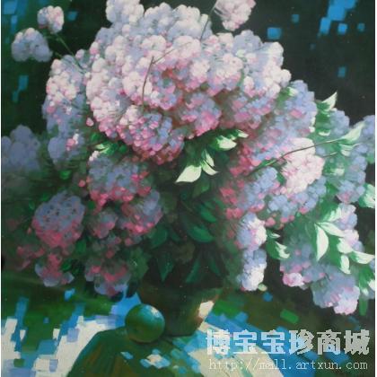 杨骅 丁香花 类别: 油画X